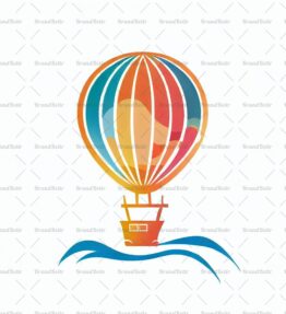 Reisender Heißluftballon